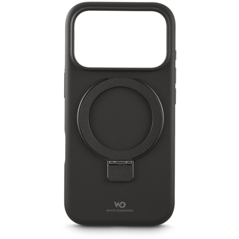 White Diamonds Mag Urban Stand Case Cover Apple iPhone 17 Pro Zwart MagSafe compatible