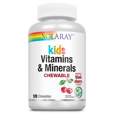 Solaray Kids Vitamins & Minerals Kauwtabletten