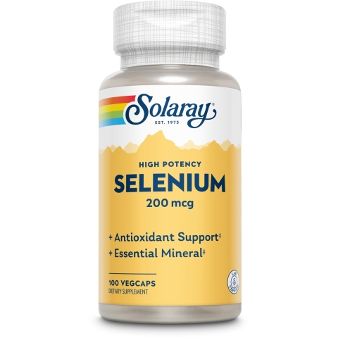 Solaray Selenium 200mcg Capsules