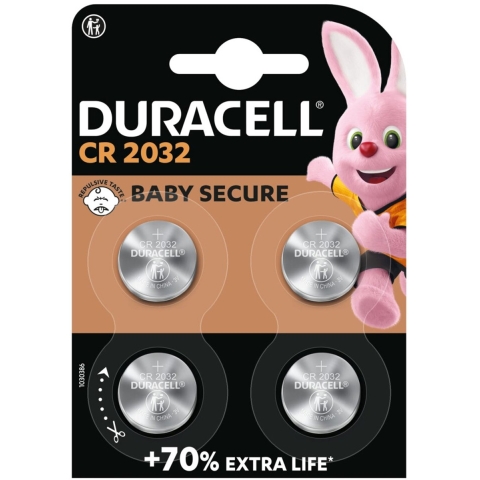 5x Duracell Knoopcelbatterijen 2032 4 stuks