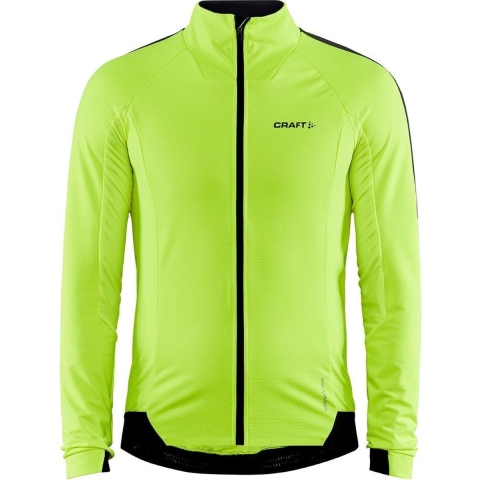 Craft ADV Softshell Jacket fietsjack geel heren, XXL