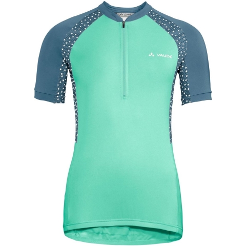 Vaude Advanced Tricot IV fietsshirt korte mouwen blauw dames, L
