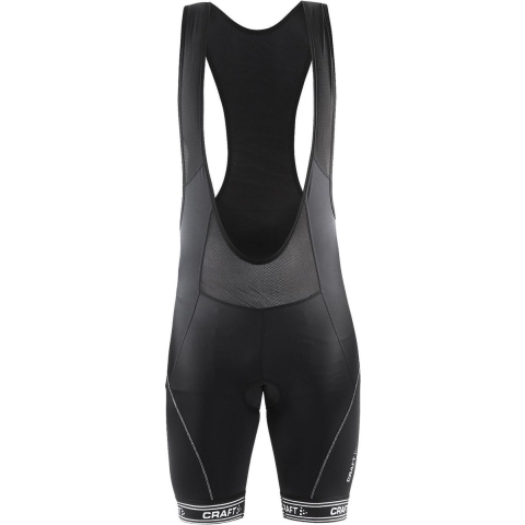 Craft Velo Bibshort fietsbroek kort zwart met wit heren, XXL