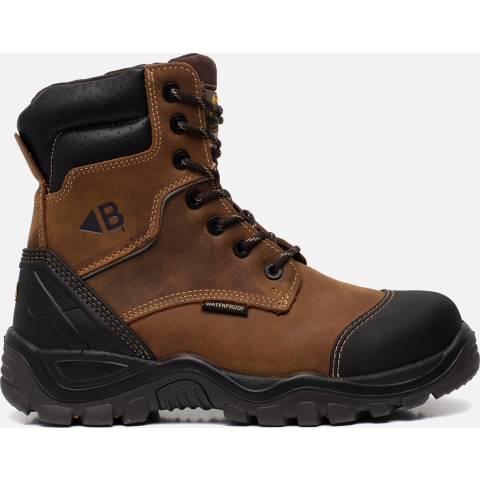 BuckBootz Werkschoen BSH008WPNM Hoog S3 + KN | Bruin | Maat 44 - 00.176.031.44