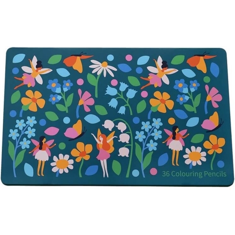 Doos met 36 kleurpotloden Rex London Fairies In The Garden