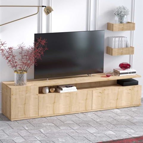 CaliCosy Tv-meubel in eikendecor l180 cm alika