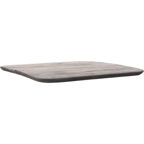 Label51 Eetkamertafel tafelblad sloppy edge - mangohout 70 cm sloppy