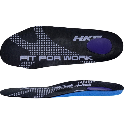 HKS Gel Voetbed 4100 | Zwart/Blauw | Maat 42 - 00.162.007.42