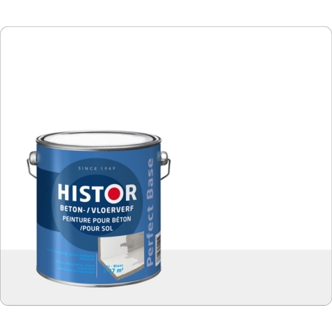Histor Perfect Base Betonverf Wit 2,5 liter