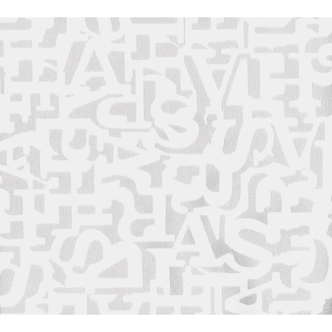 Dutch Wallcoverings Promo Delux Vliesbehang Letters 7330-0