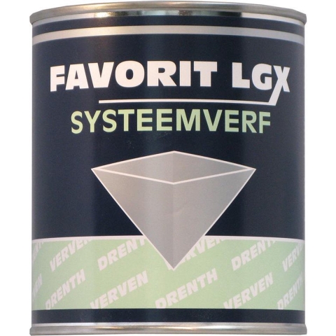 Drenth-Favorit LGX-Systeemverf-Ral 9005 Gitzwart