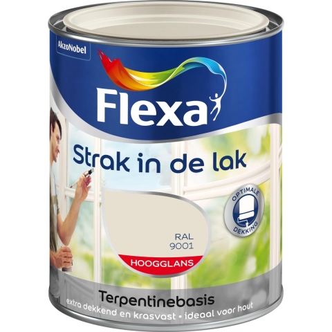 Flexa Strak In De Lak Hoogglans Lak Ral 9001