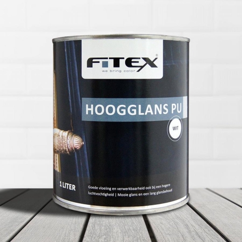 Fitex-Hoogglans PU-Ral 7021 Zwartgrijs