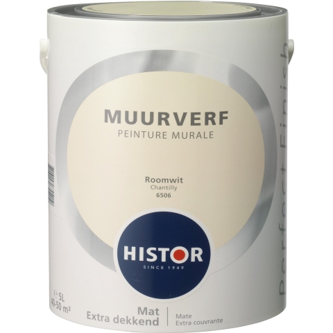 Histor Perfect Finish Muurverf Mat Roomwit 6506