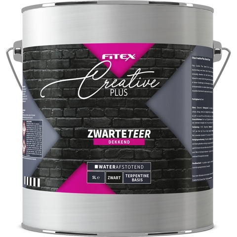 Fitex Creative+ Zwarte Teer
