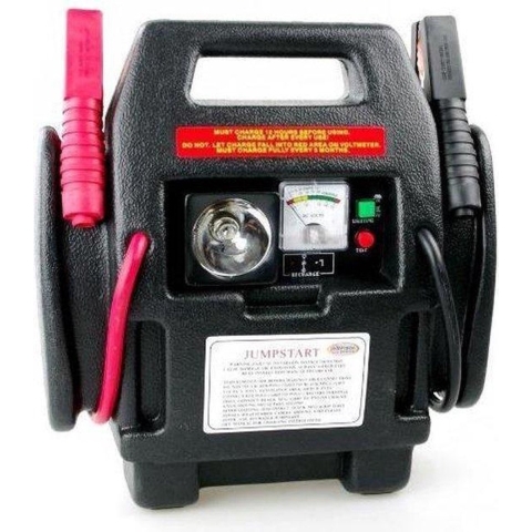 Jumpstarter 12 V 600 12 AH + Lamp