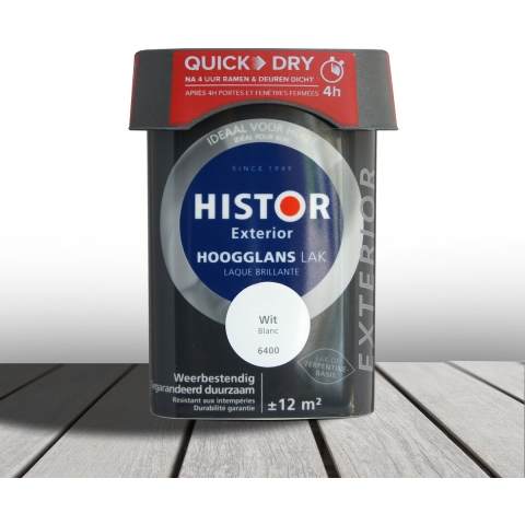 Histor Exterior Hoogglans Wit 6400