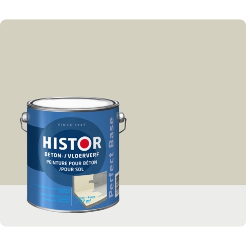 Histor Perfect Base Betonverf Beige 2,5 liter