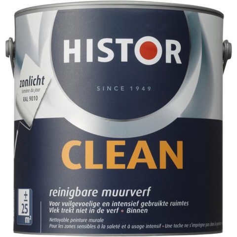 Histor Clean Muurverf Zonlicht 2,5 liter