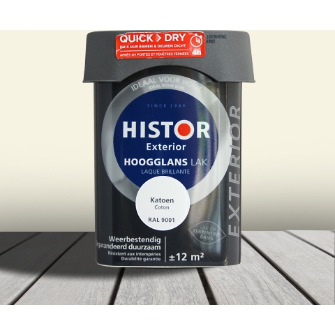Histor Exterior Hoogglans Katoen (Ral 9001)
