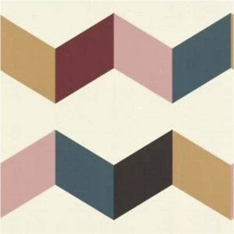 Rasch Emanuelle Rivassoux Vliesbehang Retro 3D 937114