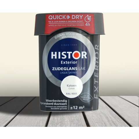 Histor Exterior Zijdeglans Katoen (Ral 9001)