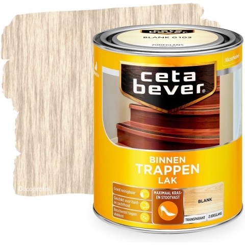 CetaBever Binnen Trappenlak Transparant Blank