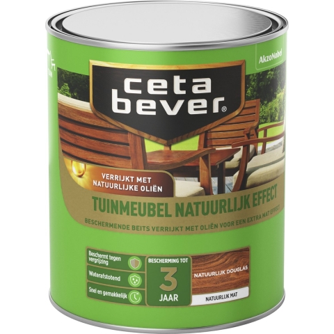 CetaBever Tuinmeubelbeits Natuurlijk Effect Douglas 750 ml
