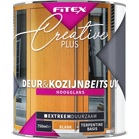 Fitex Creative+ Deur&Kozijn Beits UV Hoogglans Transparant