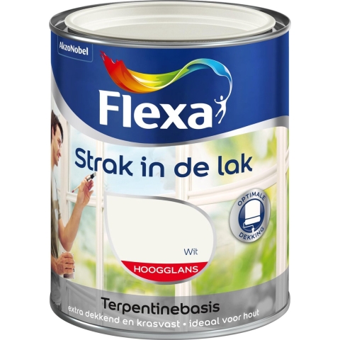 Flexa Strak In De Lak Alkyd Hoogglans Wit