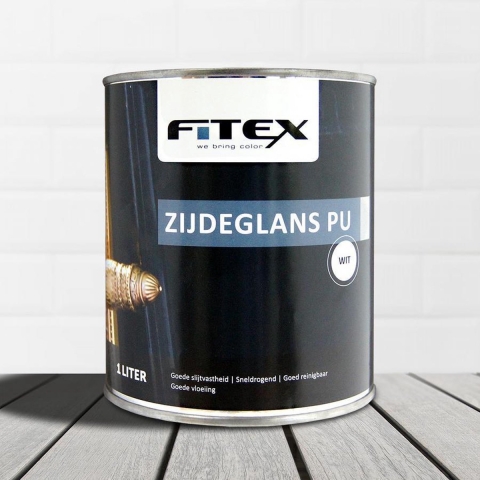 Fitex-Zijdeglans PU-Ral 9016 Verkeerswit
