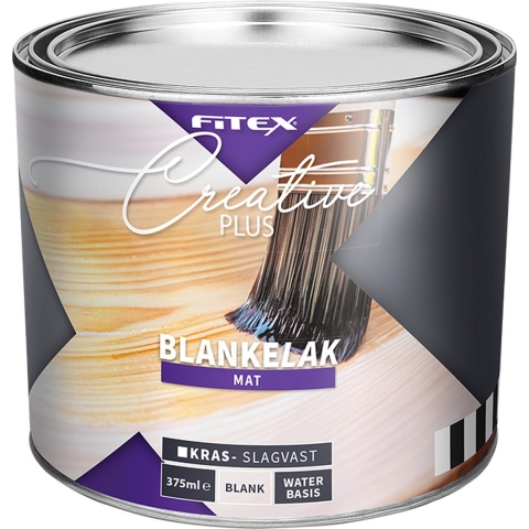 Fitex Creative+ Blanke Lak Mat Waterbasis
