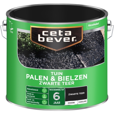 CetaBever Palen&Bielzen Zwarte Teer 2,5 liter