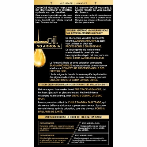 2x Syoss Oleo Intense Haarverf 3-10 Intens Bruin
