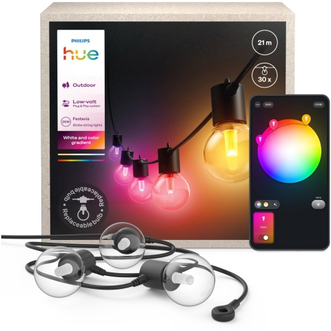 Philips Hue Festavia Outdoor Lichtslinger 21 meter