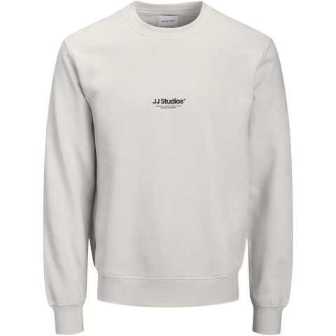 Jack & Jones Sweatshirt - JjeSoho - Moonbeam - Jack & Jones - 10 jaar (140) - Sweatshirt
