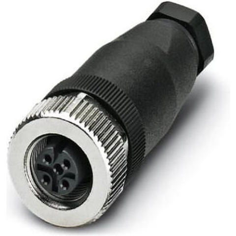 Phoenix Contact 1681127 Sensor/actuator connector, niet geassembleerd M12 Aantal polen (sensoren): 4 Bus, recht 1 stuk(s) Piece