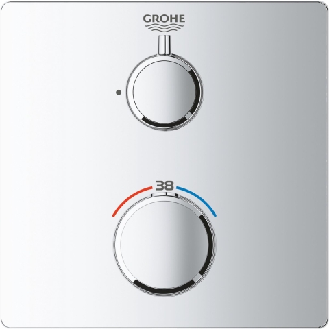 GROHE Grohtherm thermostatische inbouww douchekraan - Chroom