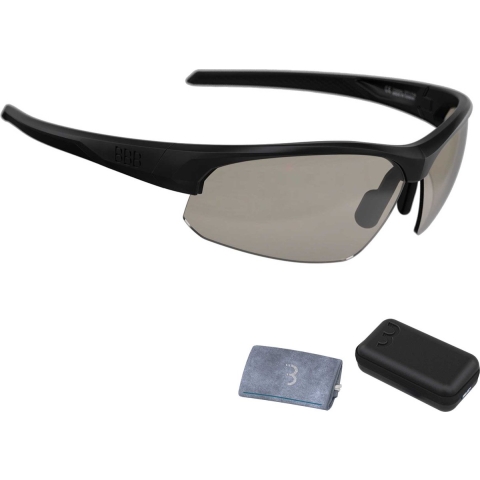 BBB Cycling Impress PH Fotochromatische Fietsbril - Zonnebril met Meekleurende Glazen - Sportbril Met Hoes - Mat Zwart - BSG-58PHT
