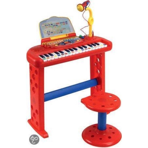 Elektronisch sprekend keyboard met microfoon en stoel, 32 toetsen Keyboard