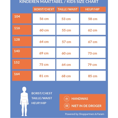 Halloween verkleedkostuum - pompoen - onesie - voor kinderen - oranje 116 -