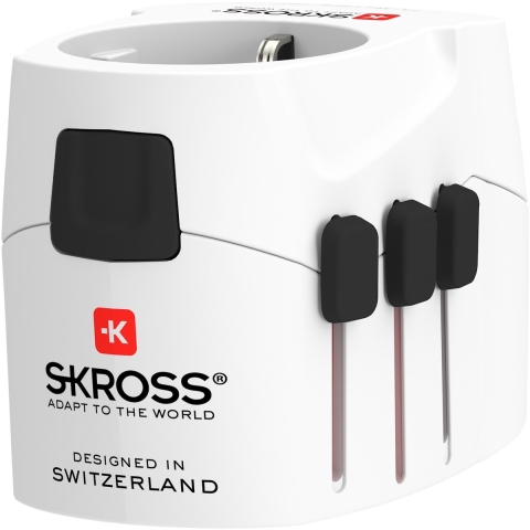 Skross 1302460 Reisstekker Pro Light USB (2xA)