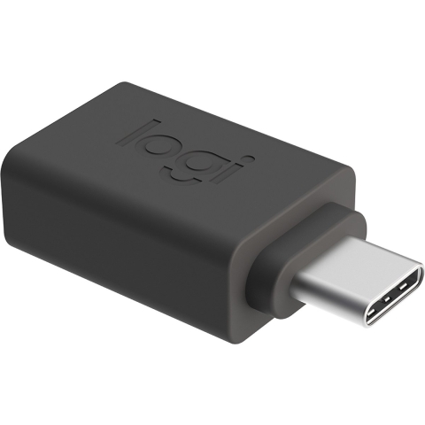 Logitech USB-C Adapter [1x USB-C stekker - 1x USB 3.2 Gen 1 bus A (USB 3.0)] Logi USB C to A