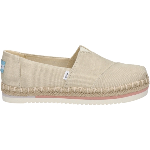 Toms 10017830 alpargata platform 2 natural 3130
