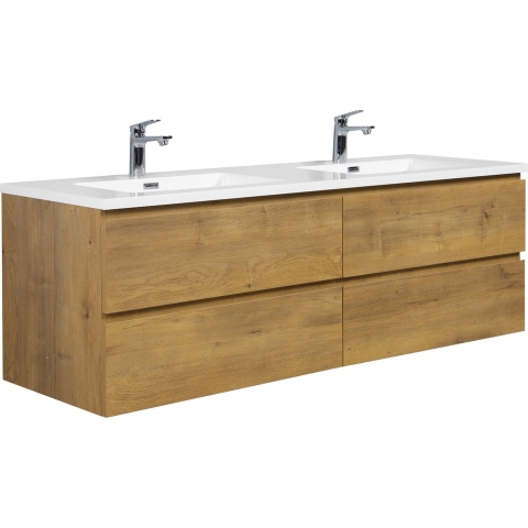 Badplaats Badkamermeubel set angela 160cm - badmeubel met wastafel