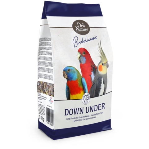 5x Deli Nature Grote Parkieten Down Under Birdelicious 800 gr