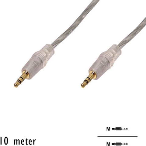 ACT High quality audiokabel 3.5 mm jack - 10 meter