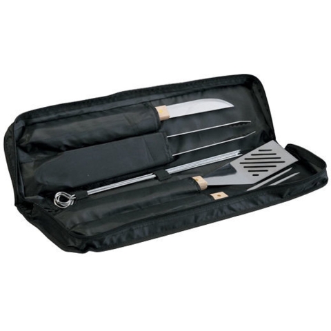 Utensile Kit Textile Case Grillbestek