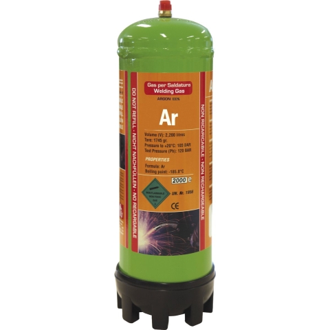 GYS Wegwerpgasfles 100% Argon 2.2L- 5193043688