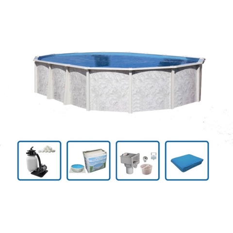 Interline  Diana ovaal 7,30x3,60m Basis pakket - Interline